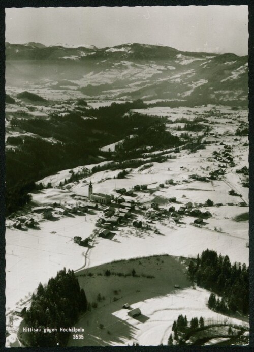 Hittisau gegen Hochälpele