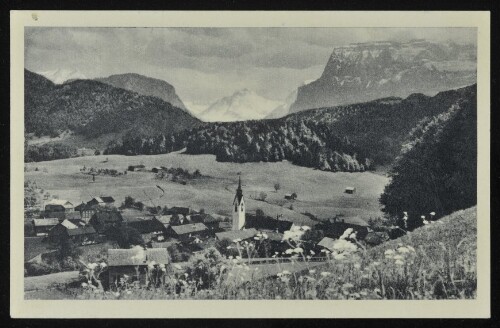 [Schwarzenberg] : [Schwarzenberg, Bregenzer Wald gegen Canisfluh-Juppenspitze ...]