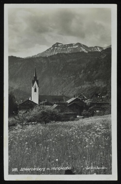 Schwarzenberg m. Hangkopf