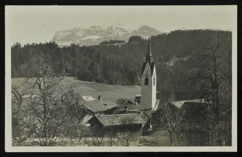 Schwarzenberg mit Kanisfluh