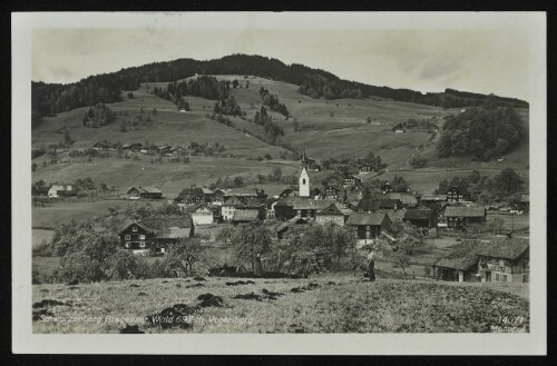 Schwarzenberg Bregenzer Wald 697 m Vorarlberg