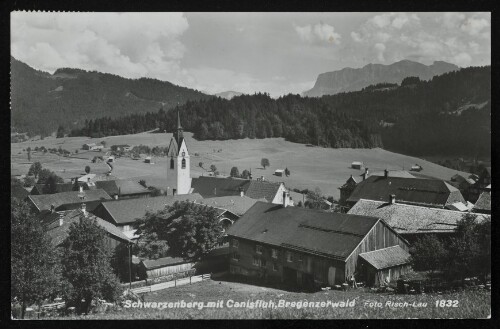 Schwarzenberg mit Canisfluh, Bregenzerwald