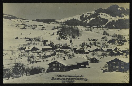 Wintersportplatz Schwarzenberg Br. Wald