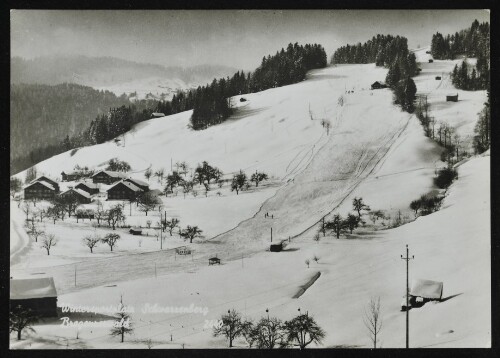 Wintersportplatz Schwarzenberg Bregenzerwald