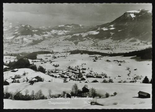 Wintersportplatz Schwarzenberg Bregenzerwald