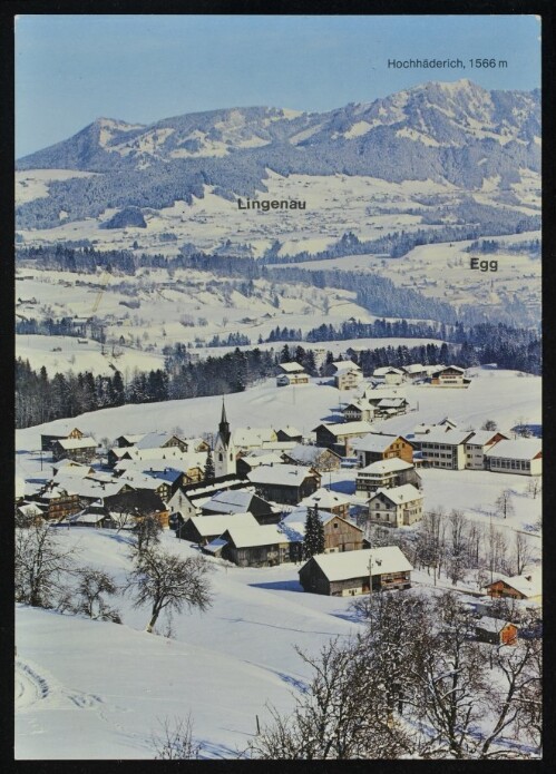 [Schwarzenberg] : Hochhäderich, 1566 m ... : [Schwarzenberg, 696 m, im Bregenzerwald Vorarlberg - Austria ...]