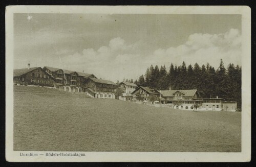 [Schwarzenberg] Dornbirn - Bödele-Hotelanlagen