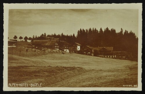 [Schwarzenberg] Alpen-Hotel Bödele