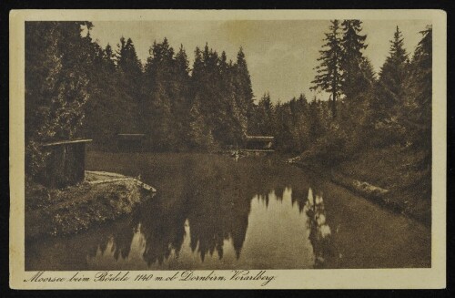 [Schwarzenberg] Moorsee beim Bödele 1140 m. ob Dornbirn, Vorarlberg
