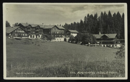 [Schwarzenberg] Alpenhotel Bödele 1100 m