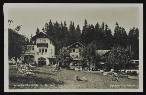 [Schwarzenberg] Alpenhotel Bödele b. Dornbirn