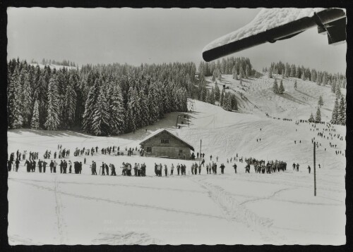 [Schwarzenberg] Bödele bei Dornbirn Vlbg. : Lanklift Talstation u. Sprungschanze