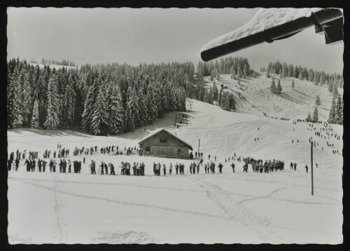 [Schwarzenberg] Bödele bei Dornbirn Vlbg. : Lanklift Talstation u. Sprungschanze