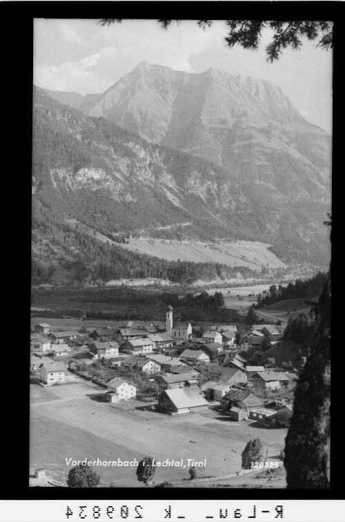 Vorderhornbach im Lechtal, Tirol : [Vorderhornbach im Lechtal gegen Rotwand]