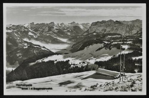 [Schwarzenberg] Hochälpele : Blick i. d. Bregenzerwald