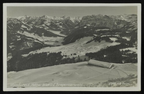 [Schwarzenberg] Hochälpele, 1467 m : Blick i. d. Bregenzerwald