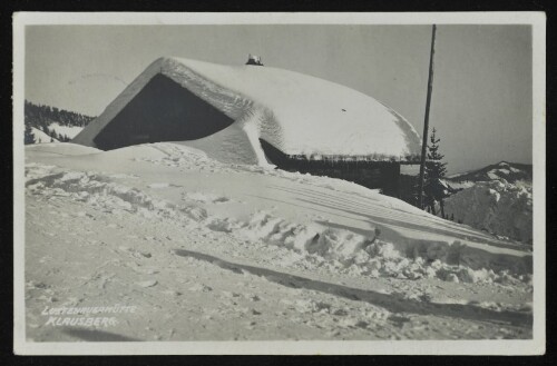 [Schwarzenberg] Lustenauerhütte Klausberg