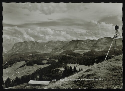 [Schwarzenberg] Blick vom Hochälpele auf Kanisfluh und First