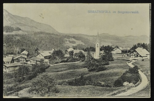 Sibratsgfäll im Bregenzerwald