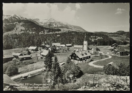 Sibratsgfäll 931 m i. Bregenzerwald, Vorarlberg