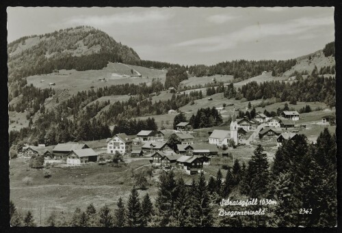 Sibratsgfäll 1030 m Bregenzerwald