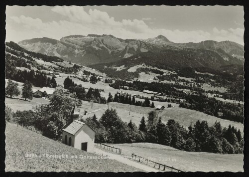 Sibratsgfäll mit Gottesackerwänden u. Hoher Ifen 2237 m