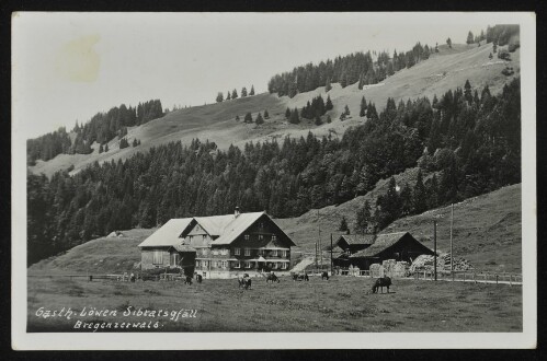 Gasth. Löwen Sibratsgfäll Bregenzerwald