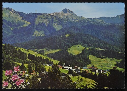 [Sibratsgfäll] : [Ferienort Sibratsgfäll, 931 m, mit Gottesackerwände und Hoher Ifen, 2231 m ...]