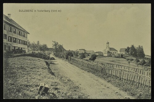 Sulzberg in Vorarlberg (1015 m) : [Correspondenz-Karte ...]