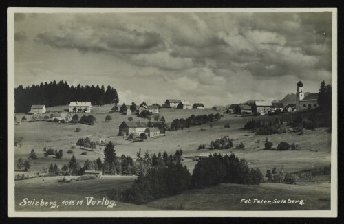 Sulzberg, 1015 m. Vorlbg.
