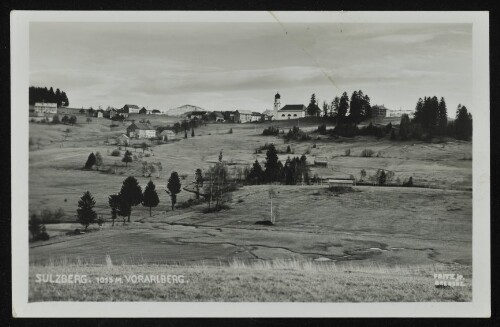Sulzberg 1015 m. Vorarlberg