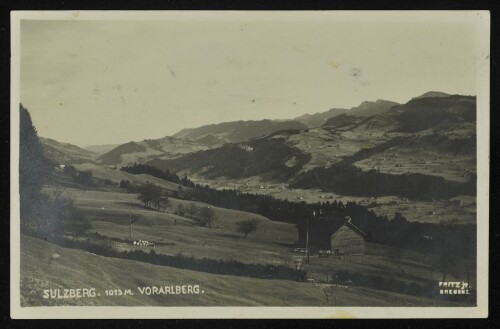 Sulzberg 1015 m. Vorarlberg