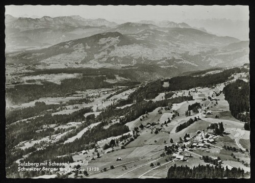 Sulzberg mit Schesaplana und Schweizer Berge