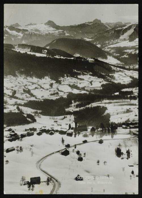 Sulzberg 1015 m gg. Hoher Ifen u. Widderstein