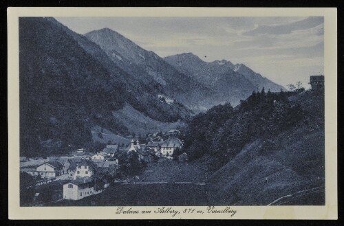 Dalaas am Arlberg, 871 m, Vorarlberg