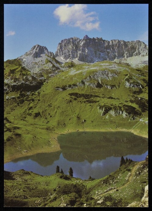 [Dalaas] : [Rote Wand, 2704 m im Lechquellengebirge mit Formarinsee Vorarlberg, Österreich ...]