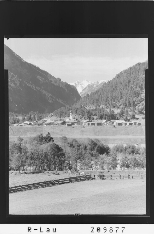 [Vorderhornbach im Lechtal gegen Karlespitze / Tirol]