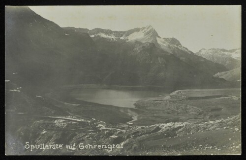 [Dalaas] Spullersee mit Gehrengrat