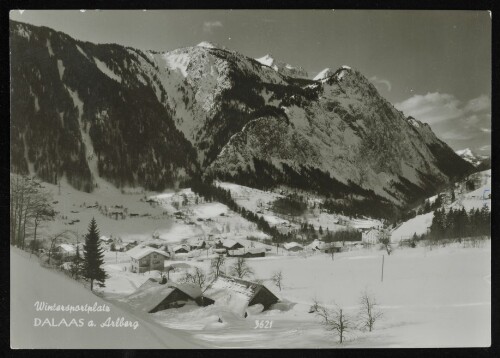 Wintersportplatz Dalaas a. Arlberg