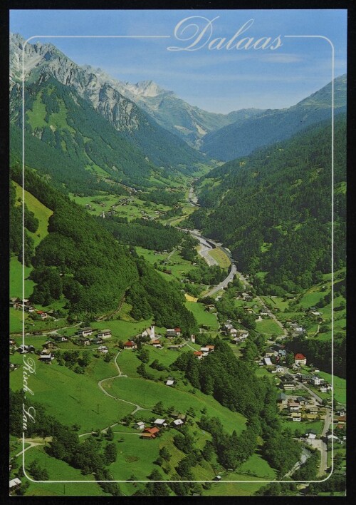 Dalaas : [Dalaas, 916 m Blick ins Klostertal Vorarlberg ...]