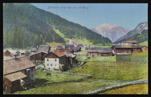 Klösterle (1150 m) am Arlberg