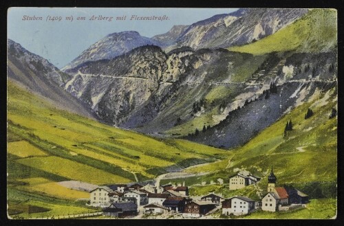 [Klösterle] Stuben (1409 m) am Arlberg mit Flexenstraße