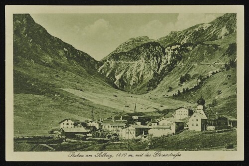 [Klösterle] Stuben am Arlberg, 1410 m, mit der Flexenstraße
