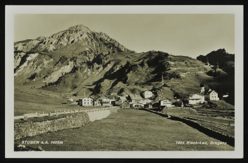 [Klösterle] Stuben a. A. 1409 m