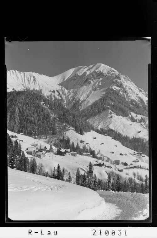 Fontanella im Grossen Walsertal Vorarlberg : [Fontanella mit Blasenka]