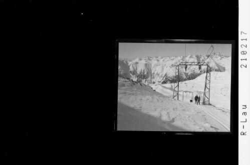 [Skigebiet Idalpe gegen Verwallgruppe / Tirol]