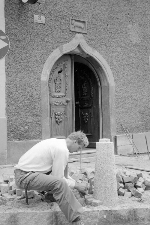 [Altes Handwerk: Pflasterer]