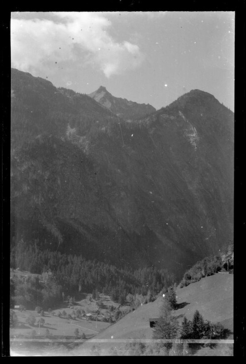 [Aufnahme von der Ortsparzelle Müß in Dalaas]