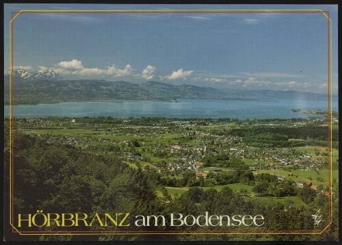 Hörbranz am Bodensee : [Hörbranz am Bodensee gegen Säntis, Appenzeller Berge und Lindau Vorarlberg, Österreich ...]