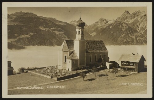 Bartholomäberg Zimbaspitze